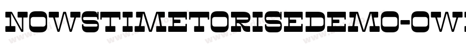 NowsTimeToRiseDemo-owX5A字体转换
