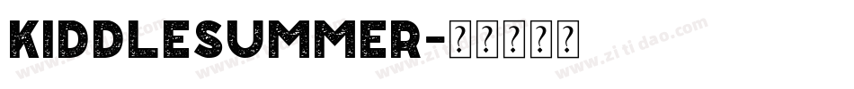 KiddleSummer字体转换