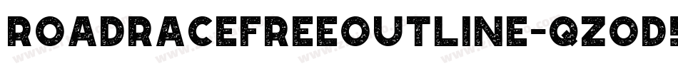 RoadracefreeOutline-qZod5字体转换