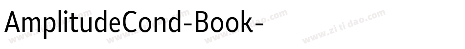 AmplitudeCond-Book字体转换 AmplitudeCond-Book字体转换