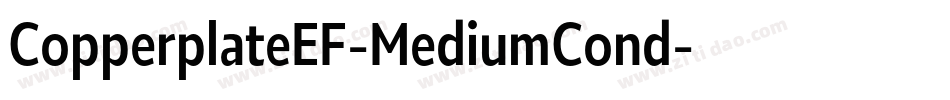 CopperplateEF-MediumCond字体转换