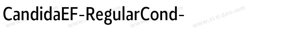 CandidaEF-RegularCond字体转换 CandidaEF-RegularCond字体转换