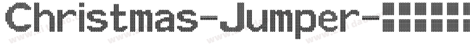 Christmas-Jumper字体转换