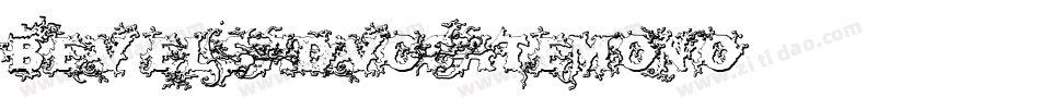 bevelsadvocatemono字体转换