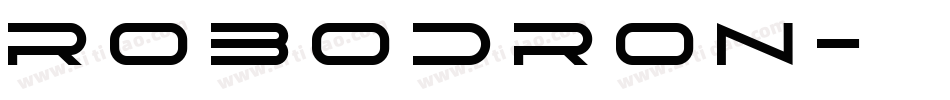 Robodron字体转换