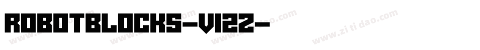 RobotBlocks-V12Z字体转换