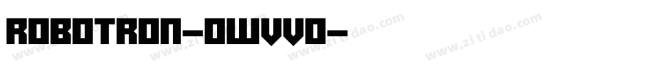 Robotron-0Wvvo字体转换