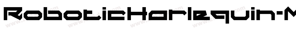 RoboticHarlequin-MRBx字体转换
