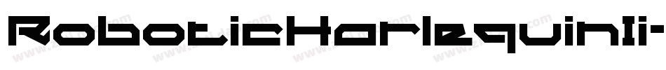RoboticHarlequinIi-Kn1D字体转换