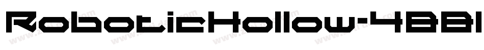 RoboticHollow-4BBlB字体转换