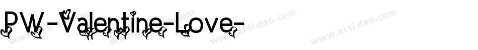 PW-Valentine-Love字体转换