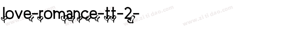 love-romance-tt-2字体转换