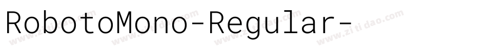 RobotoMono-Regular字体转换 RobotoMono-Regular字体转换