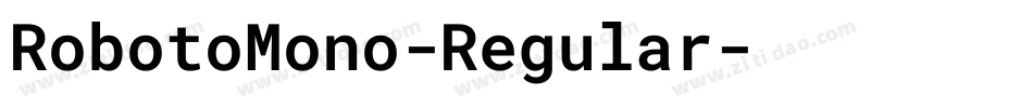 RobotoMono-Regular字体转换 RobotoMono-Regular字体转换