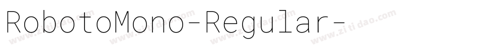 RobotoMono-Regular字体转换 RobotoMono-Regular字体转换
