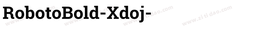 RobotoBold-Xdoj字体转换