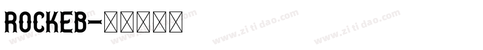 ROCKEB字体转换