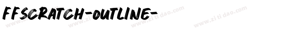 FFScratch-Outline字体转换