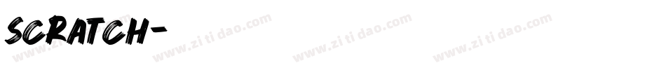 Scratch字体转换