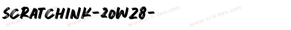 ScratchInk-2OWz8字体转换