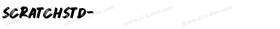 ScratchStd字体转换