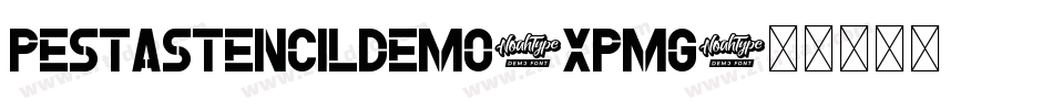 PestaStencilDemo-Xpmg字体转换