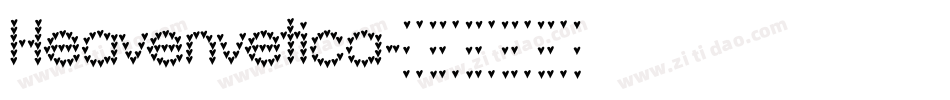 Heavenvetica字体转换