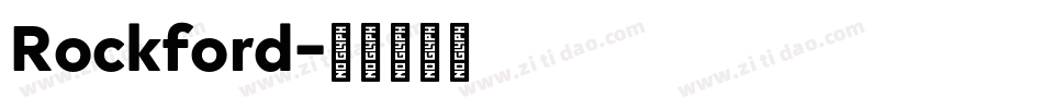 Rockford字体转换