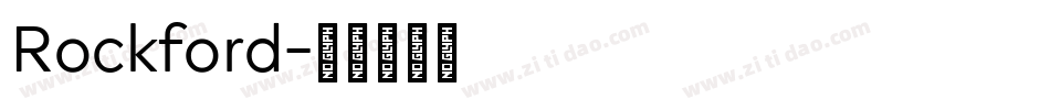 Rockford字体转换