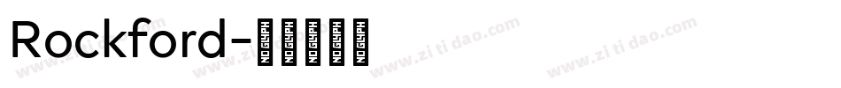 Rockford字体转换