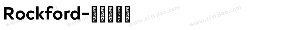 Rockford字体转换