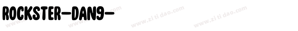 Rockster-DAn9字体转换