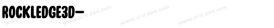 rockledge3d字体转换