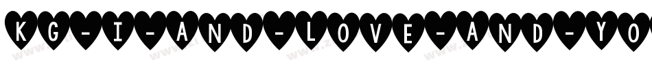 KG-I-And-Love-And-You字体转换