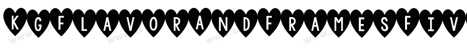 KgFlavorAndFramesFive-1R6Z字体转换