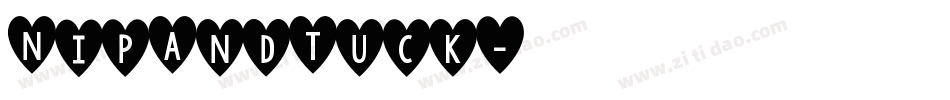 NipAndTuck字体转换