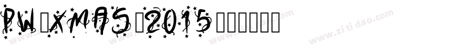 PW-Xmas-2015字体转换