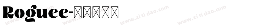 Roguee字体转换