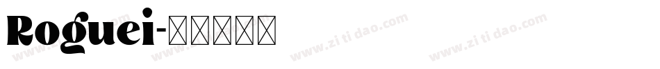 Roguei字体转换