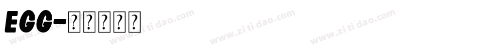Egg字体转换