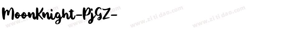 MoonKnight-PjGZ字体转换
