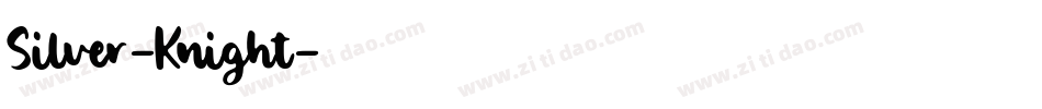 Silver-Knight字体转换