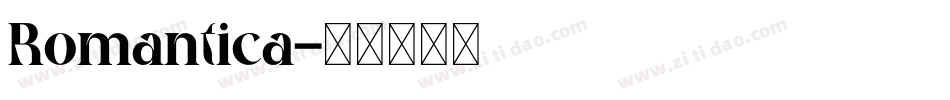 Romantica字体转换