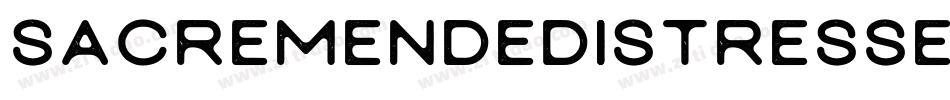 SacremendeDistressed-Yzy1o字体转换
