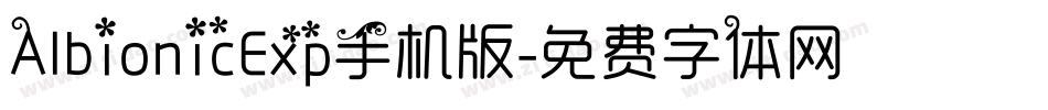 AlbionicExp手机版字体转换