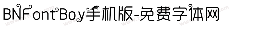 BNFontBoy手机版字体转换