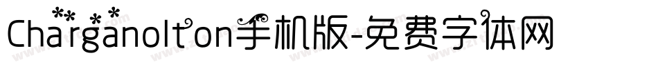 Charganolton手机版字体转换