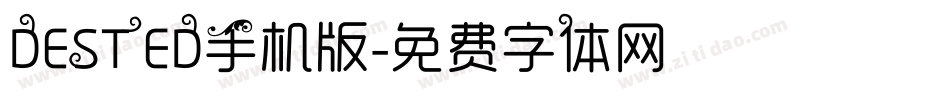 DESTED手机版字体转换