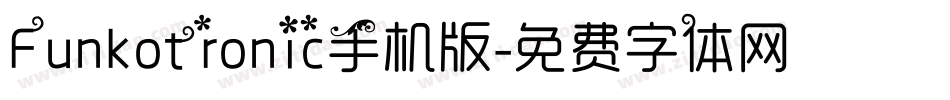 Funkotronic手机版字体转换