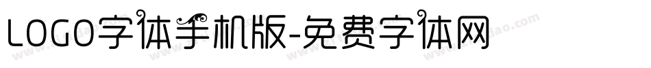 LOGO字体手机版字体转换
